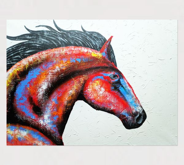 Abstract Horse Running Painting (2021)