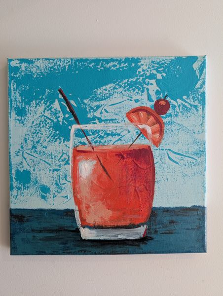 A glass of cocktail